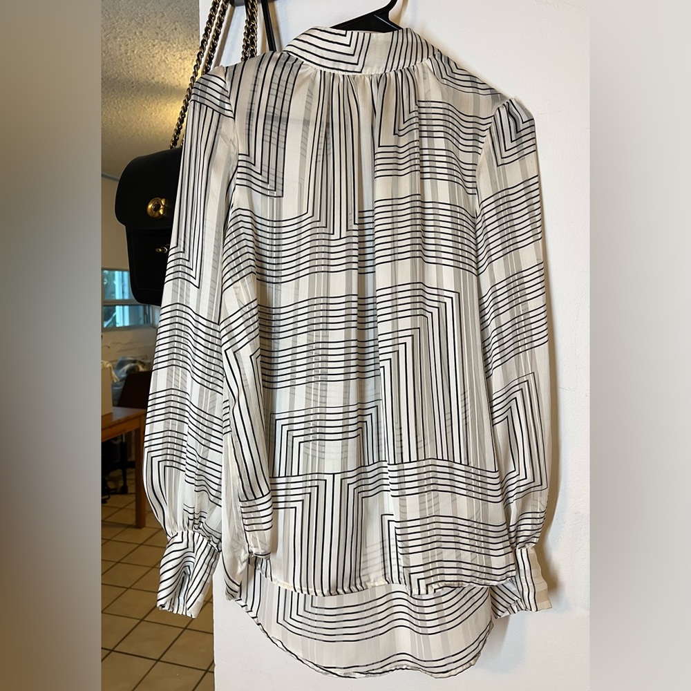 H&M Monochrome Striped Top